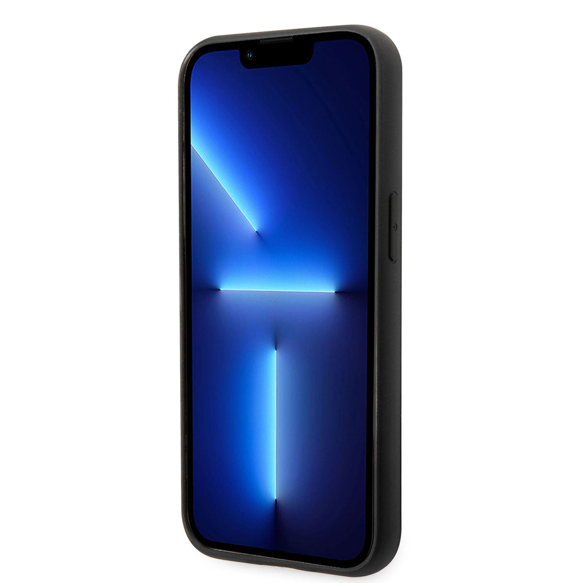 Apple iPhone 14 Pro Max Kılıf Karl Lagerfeld Nylon Puffy Airbag Karl Dizayn Kapak Siyah