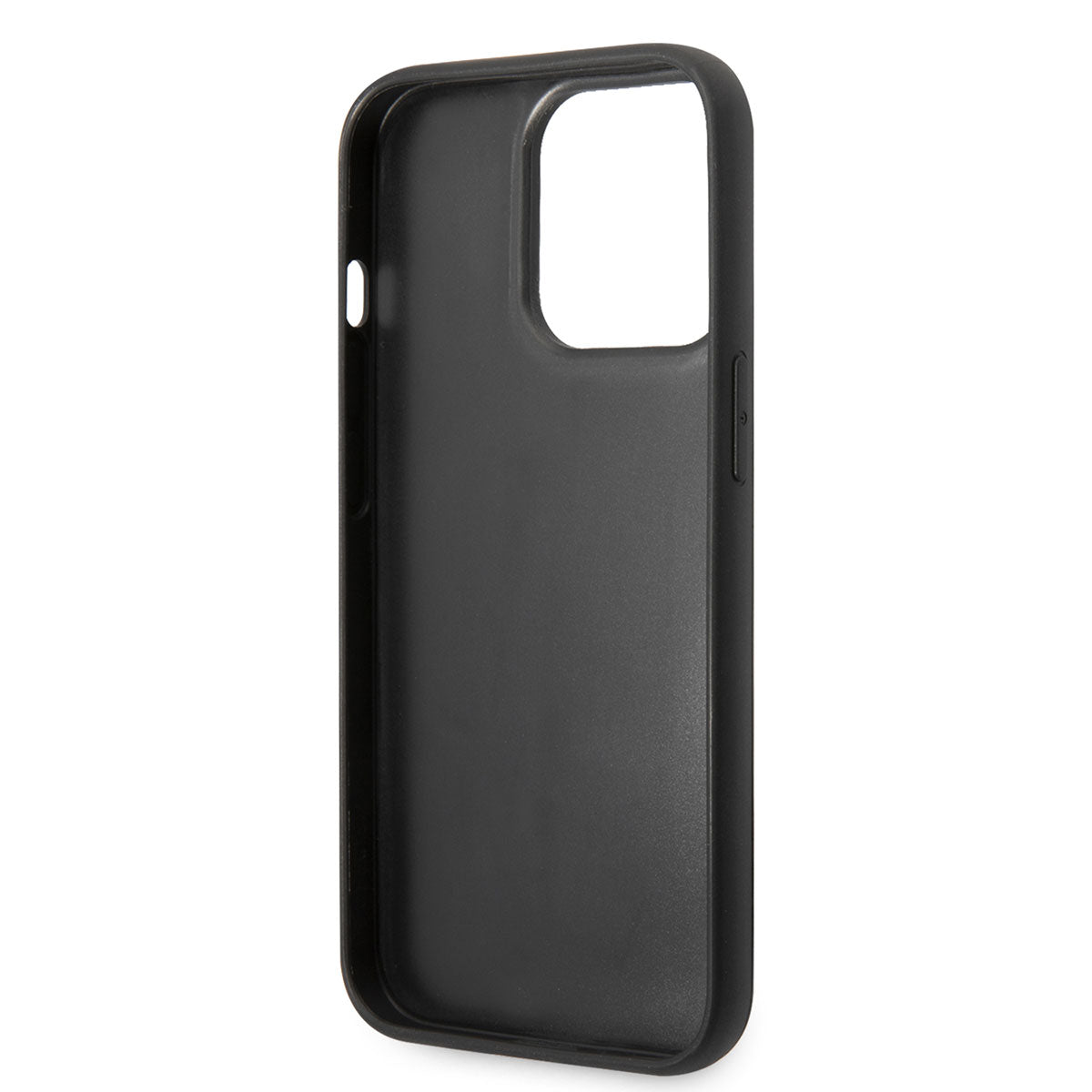 Apple iPhone 14 Pro Max Kılıf Karl Lagerfeld Nylon Puffy Airbag Karl Dizayn Kapak Siyah